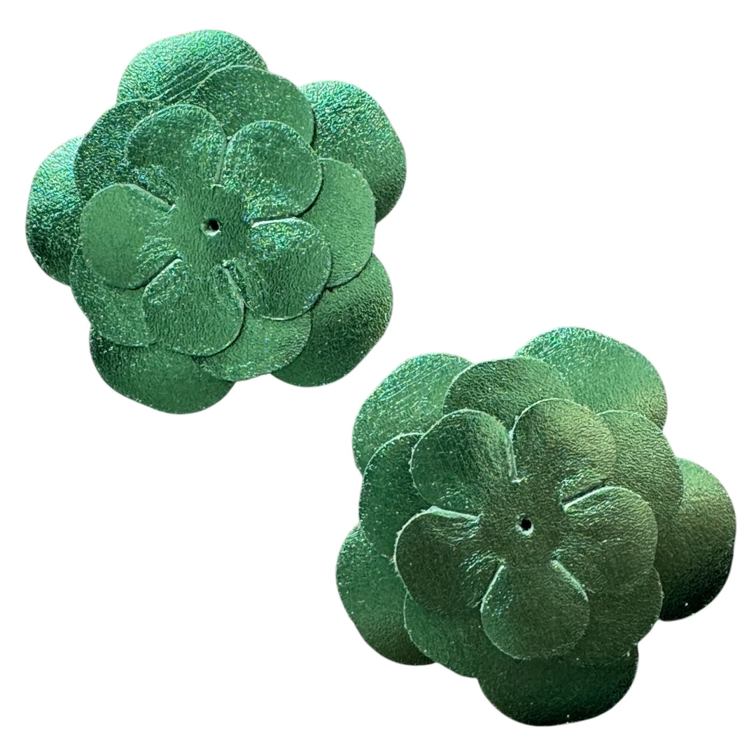 Iris - Boucles d'oreille en cuir interchangeables