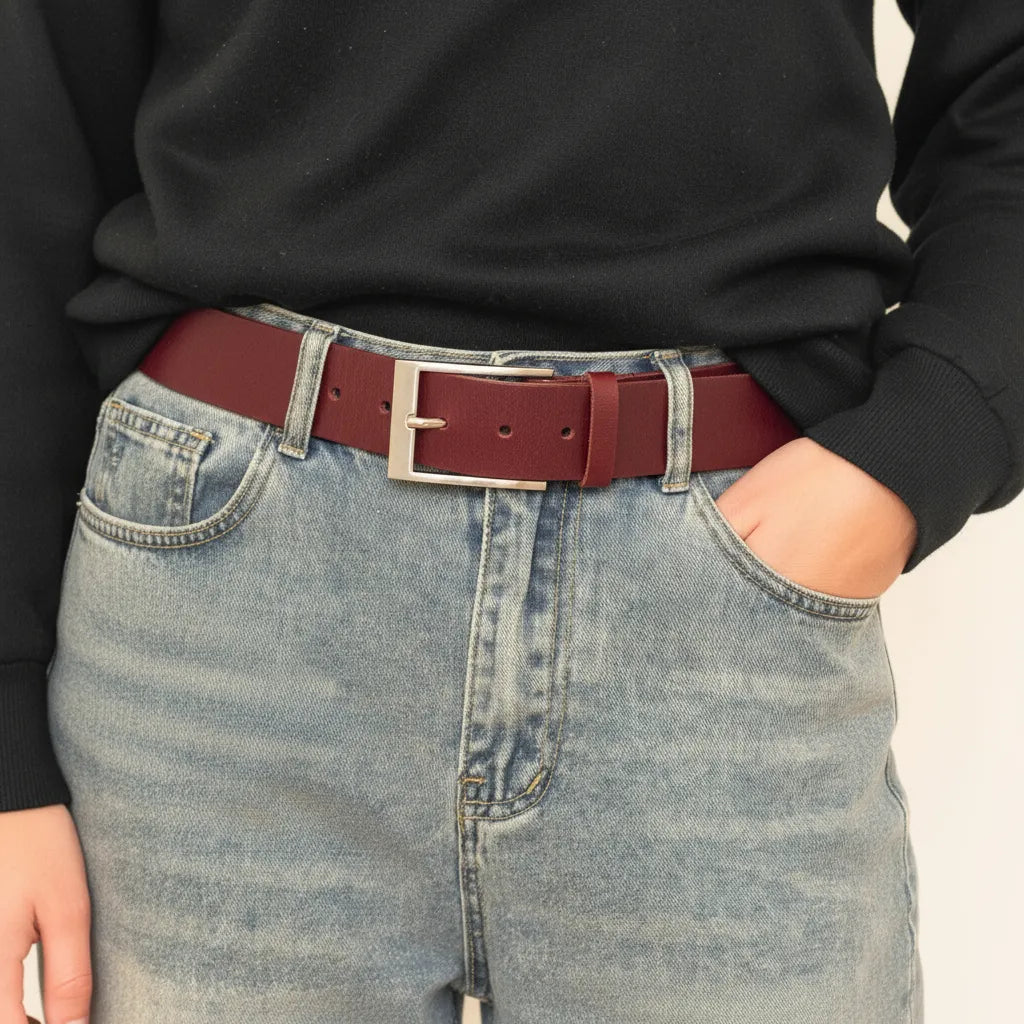 Yuna - ceinture pour jeans en cuir - Box DIY