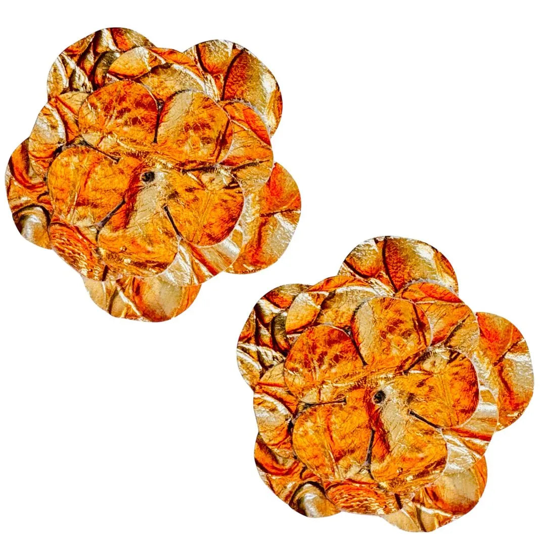 fleur - orange solaire croco