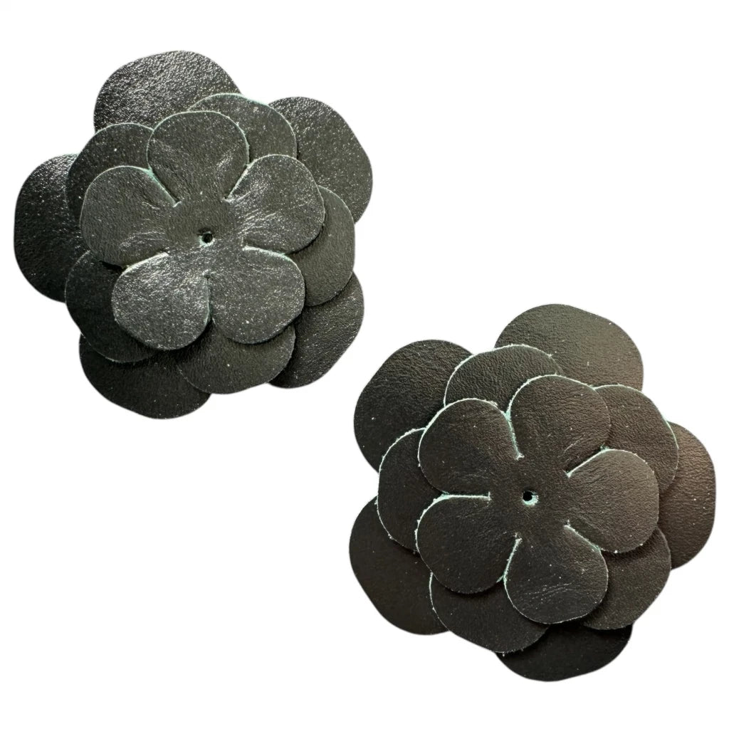 Oris - Pack pétales de fleur en cuir pour boucles d'oreilles créoles Iris