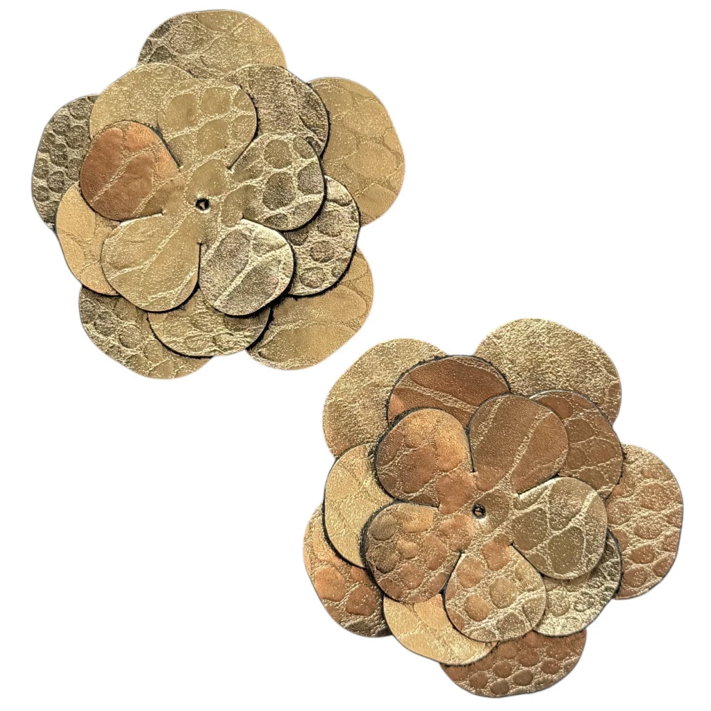 Oris - Pack pétales de fleur en cuir pour boucles d'oreilles créoles Iris