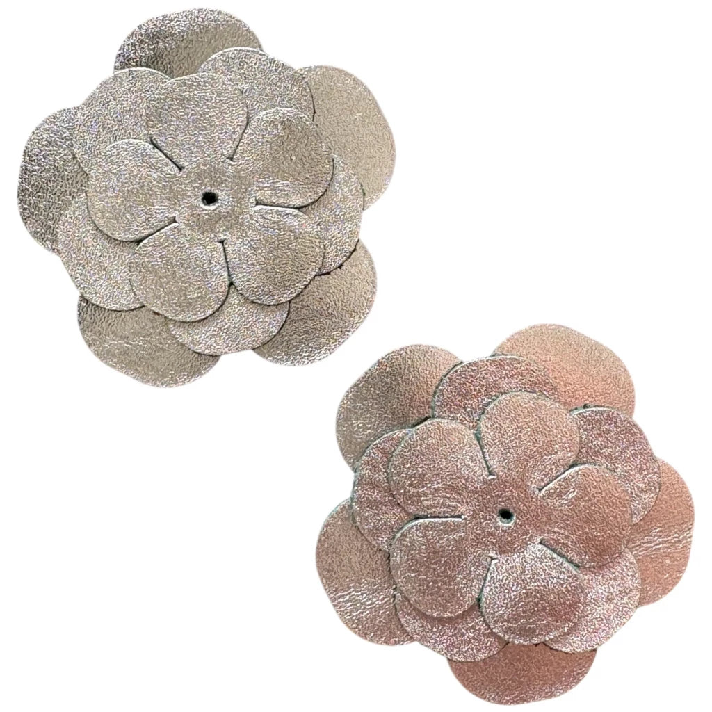 Oris - Pack pétales de fleur en cuir pour boucles d'oreilles créoles Iris